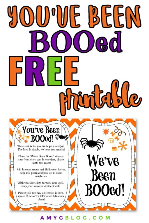 How To BOO or BOOze Your Neighbors this Halloween - Amy's Balancing Act