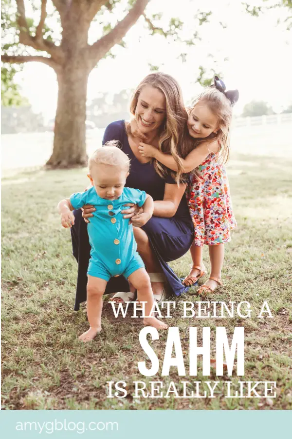 Being a SAHM is one of the greatest blessings, but in reality it's also HARD WORK! Here are the pros, cons, ups and downs of living that SAHM life and a look at what it's really like.