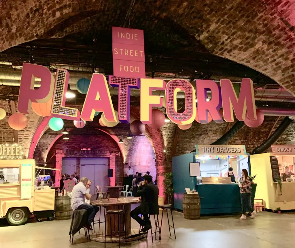 Check out Platform Street Food Market in Glasgow for some delicious food and refreshing drinks. To make it even better, it's family friendly with a kids play area!