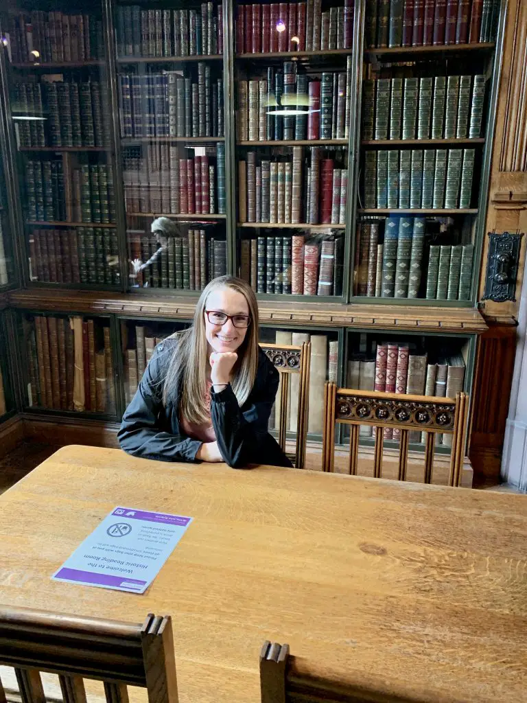 The John Rylands Library in Manchester, England is a must see when visiting the city. It's designed more like a museum than a library. It's architecture alone is worth walking around for a while. Here you can also see many collections including the oldest known piece of the New Testament!