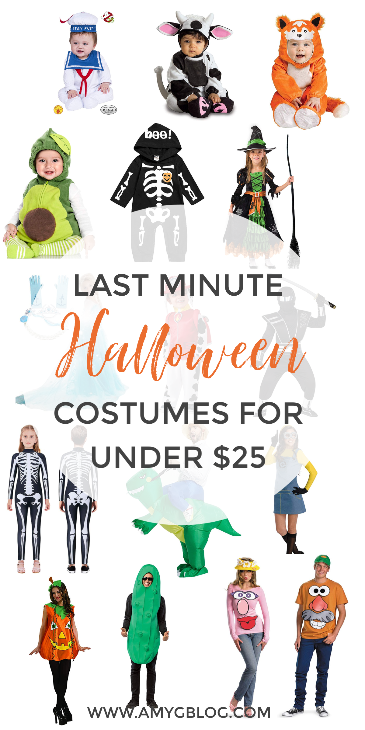 Last Minute Halloween Costumes Under $25 - Amy's Balancing Act