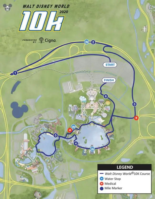 runDisney marathon weekend 10K race course