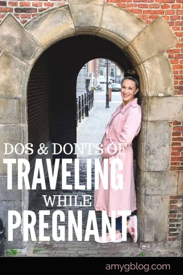Thinking about traveling while pregnant? Follow these tips to help you have the most comfortable, fun and safe trip possible! #travelwhilepregnant #pregnanttraveltips #tipsfortravelingwhilepregnant