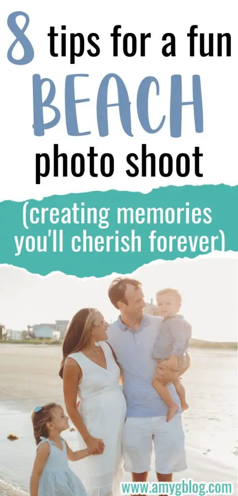 These tips will help you prep for and create the perfect family beach photo shoot! #beachphotos #goldenhour #familyphotos
