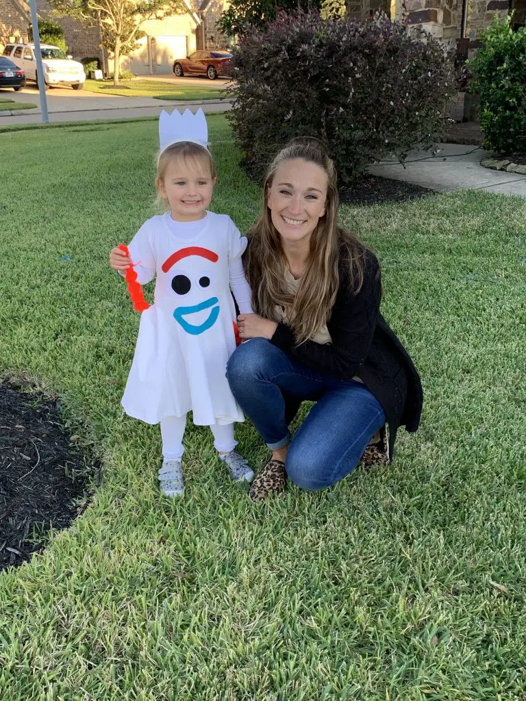 DIY Forky Halloween costume