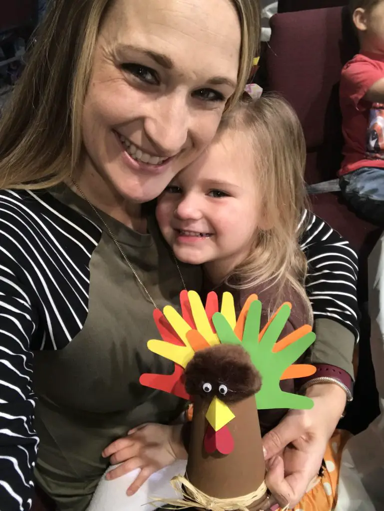 Create hand turkeys!