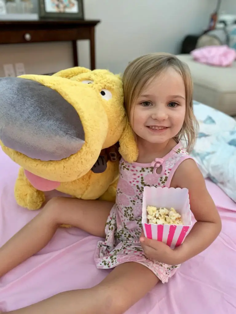 Don't forget something to cuddle for a fun family slumber party!