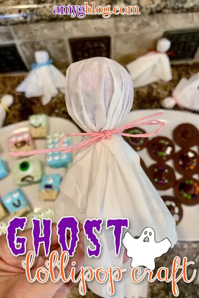 Just 3 items needed for this fun and simple Halloween craft for kids! Hand them out to friends or make this Halloween craft double as decor by tying several to a string to make garland!