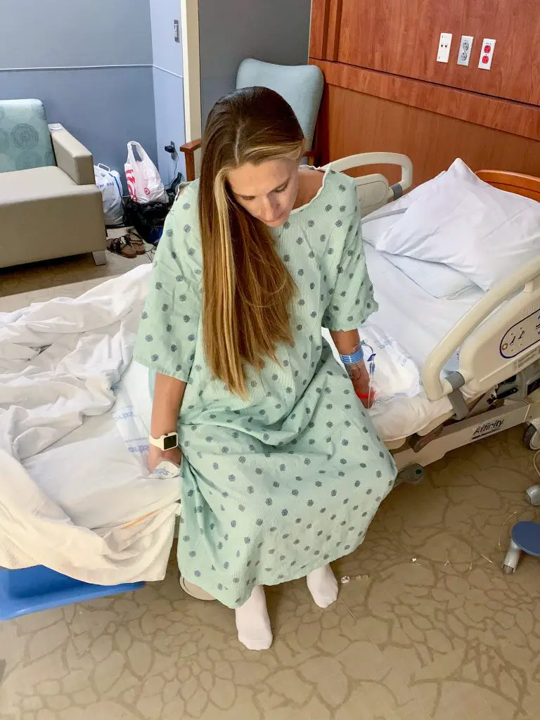 Resting between contractions