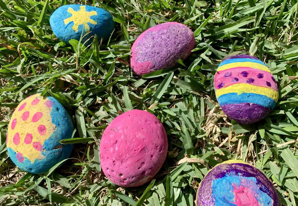 Backyard activities for kids - rock painting