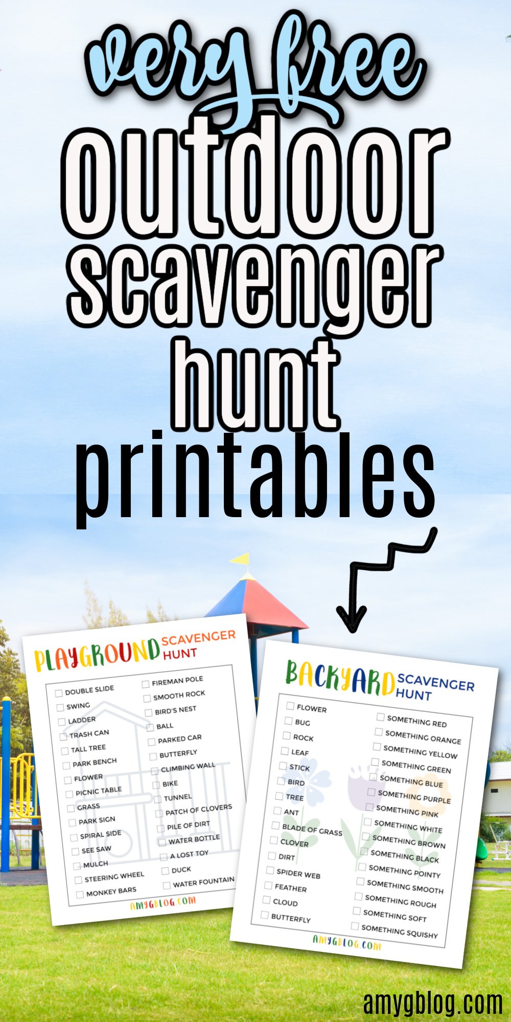 Free Outdoor Scavenger Hunt Printables for Kids Amy's Balancing Act