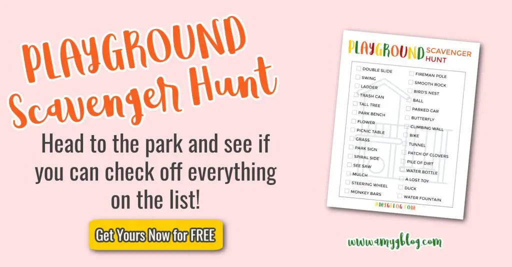 Playground scavenger hunt
