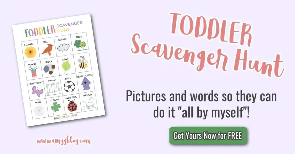 Toddler Scavenger Hunt